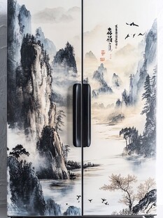 山水画晶瓷画