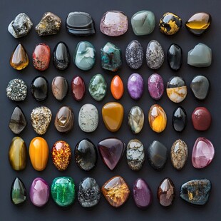 天然彩石