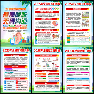 爱耳日挂图
