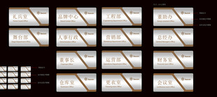 办公室门牌