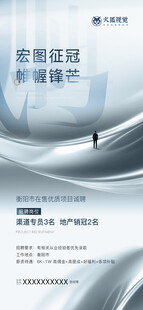 高端招聘海报