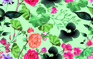 手绘花