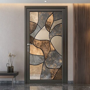 拼花玻璃工艺门