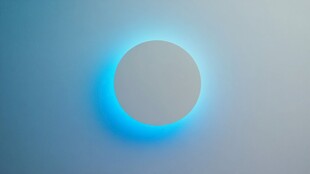蓝色壁纸光圈光晕