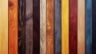 多种颜色木板木材