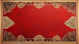 红金色欧式背景