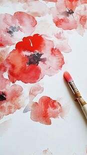 唯美画意虞美人