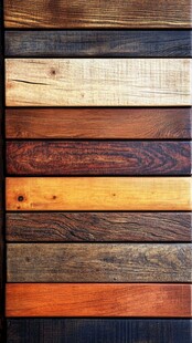 多种颜色木板木材