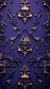 金色奢华浮雕装饰设计