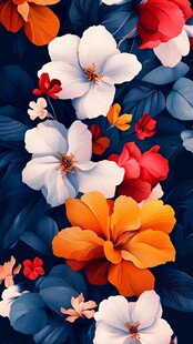 立体质感花卉