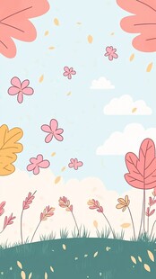 春季微信主题插画