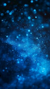 深蓝色星光点点