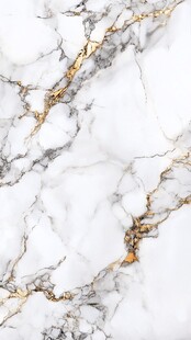 白底金线大理石