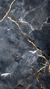 蓝底金线大理石