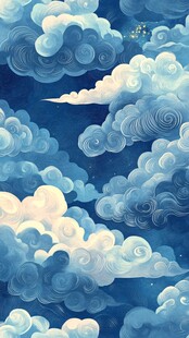 云纹插画