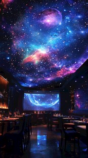 宇宙银河系背景墙