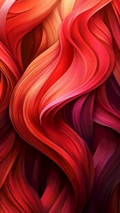 多彩曲线唯美高雅形状