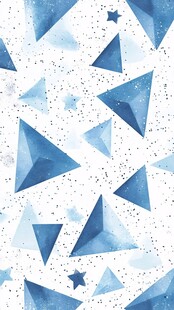 炫彩几何多边形