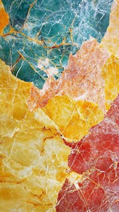 七彩菱格大理石纹理