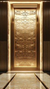 金色电梯间