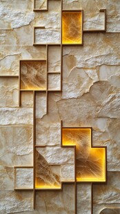 抽象立体背景墙