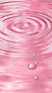 粉色水波纹