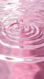 粉色水波纹