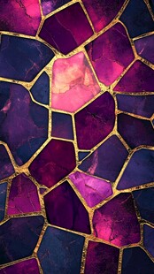 紫黄色瓷砖肌理