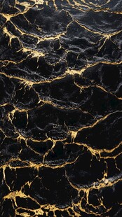 黑金色裂纹透光大理石