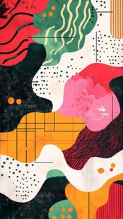 孟菲斯色块拼接