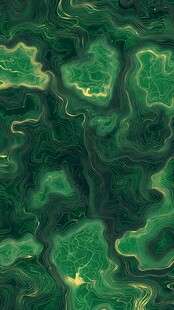 绿色底纹抽象立体图案