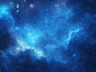 炫酷蓝色宇宙背景