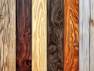 多种颜色木板木材
