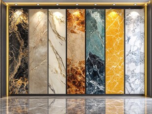 大厅挂图大理石纹理