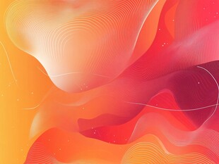 扁平流体风年会背景