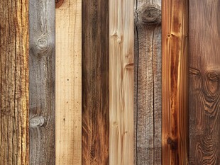 多种颜色木板木材