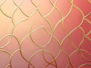 金色线条浮雕背景