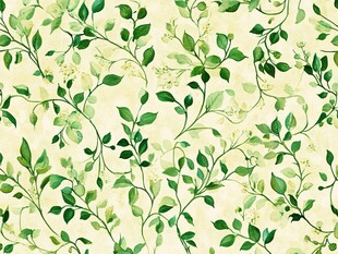 自然枝叶墙纸花纹