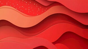 立体感红色背景