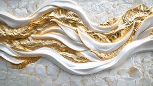 流体大理石金色素材