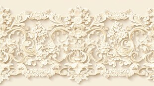 金色奢华浮雕装饰设计