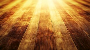 阳光洒在地板上