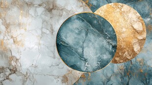 黄蓝相间大理石纹理