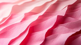 玫粉色立体抽象图案