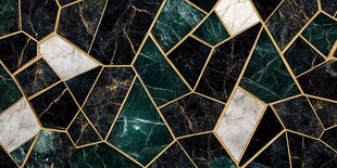 金色大理石对拼背景