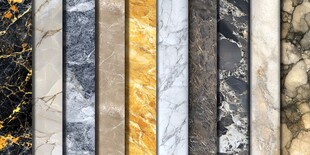 黄蓝相间大理石纹理