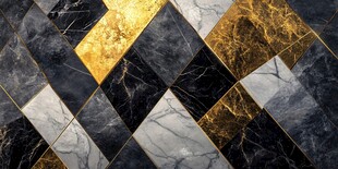 金色大理石对拼背景