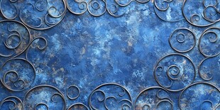 皇家蓝立体感浮雕背景