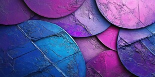 几何圆形背景墙