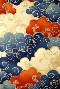 宋代云图高端云纹装饰